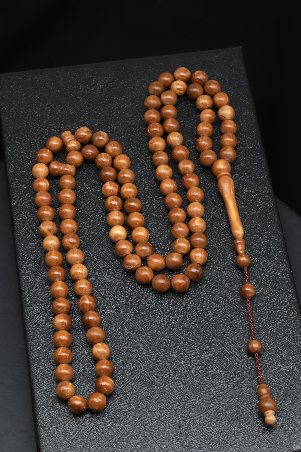 Kuka Ağacı 99'Lu Tesbih 7 mm Küre Kesim