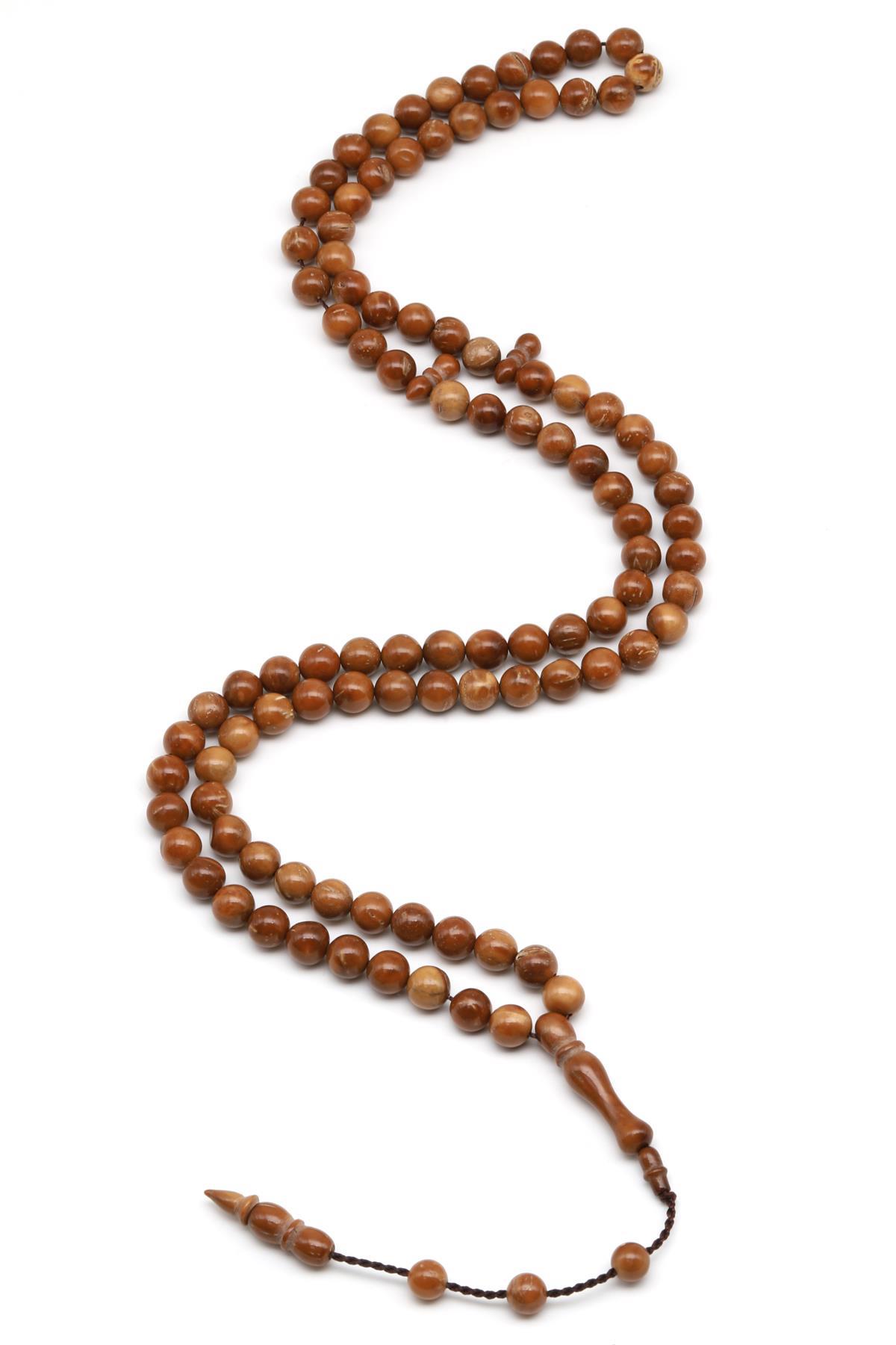 Kuka Ağacı 99'Lu Tesbih 8 mm Küre Kesim