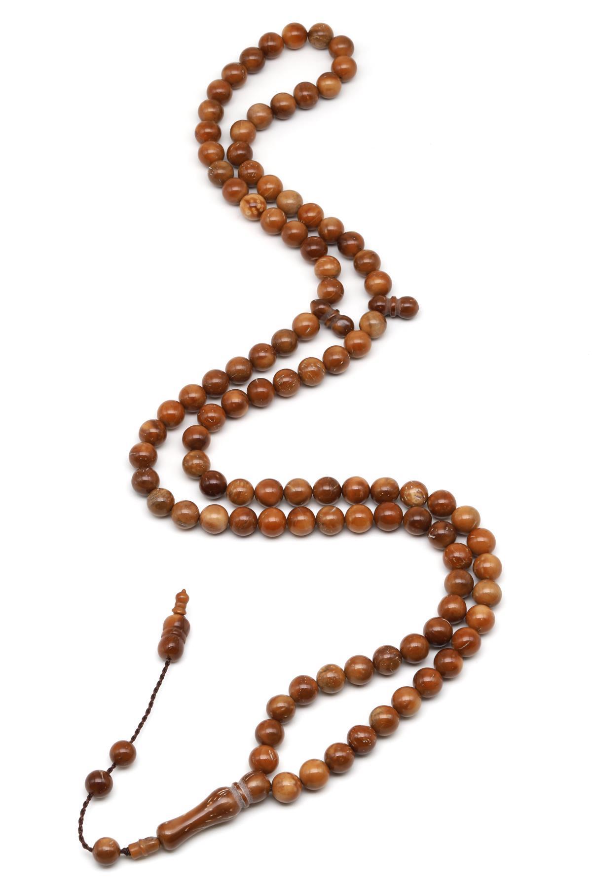 Kuka Ağacı 99'lu Tesbih 8 mm Küre Kesim - T-1503