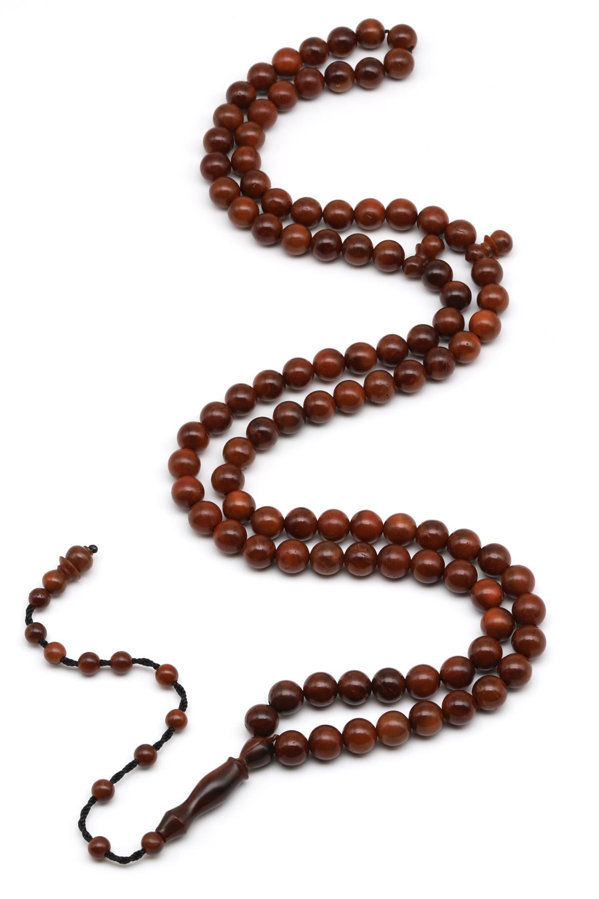 Kuka Ağacı 99'Lu Tesbih 8 mm Küre Kesim