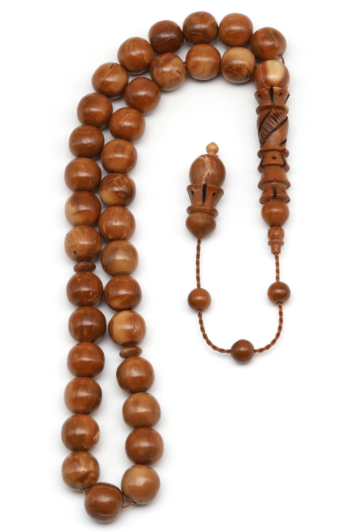 Kuka Ağacı Tesbih 10 mm Küre Kesim 