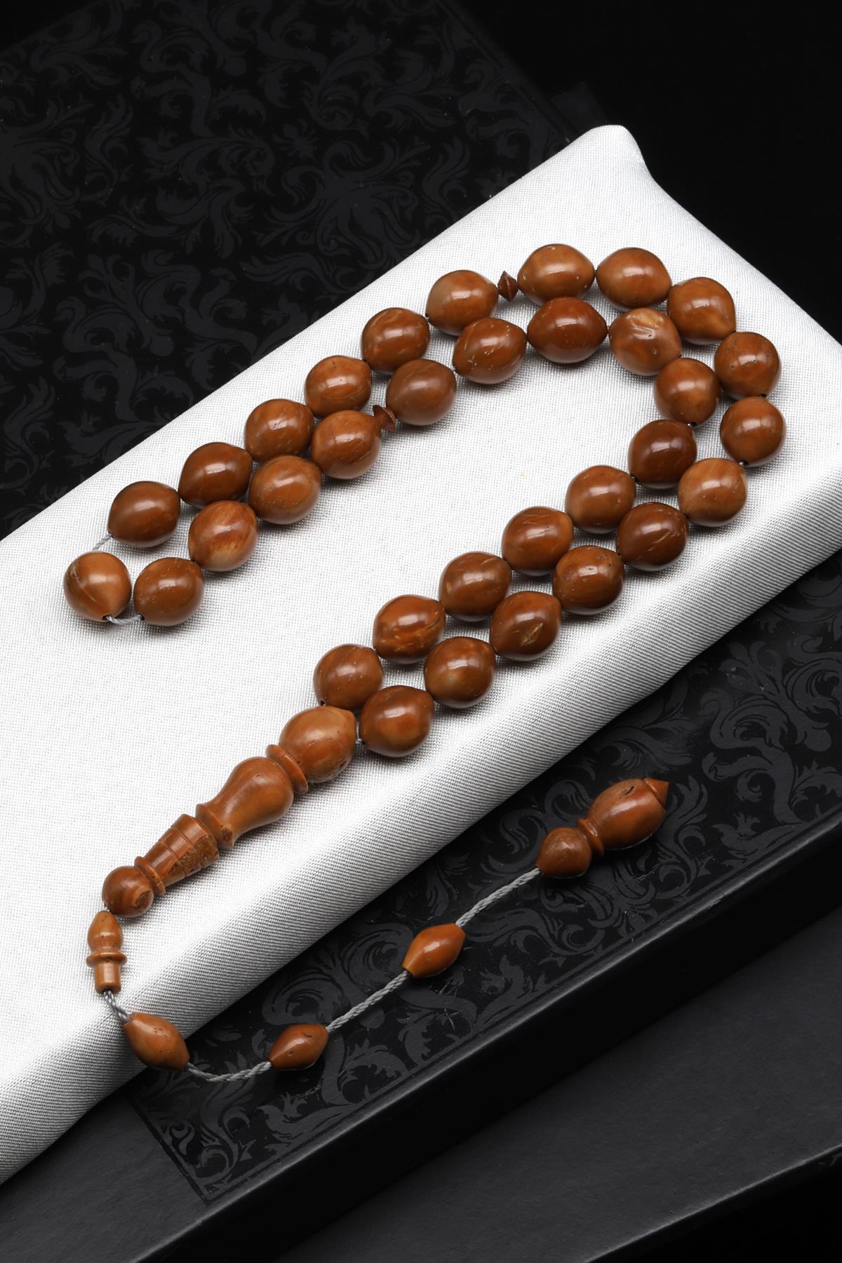 Kuka Ağacı Tesbih 10 x 11 mm Beyzi Kesim