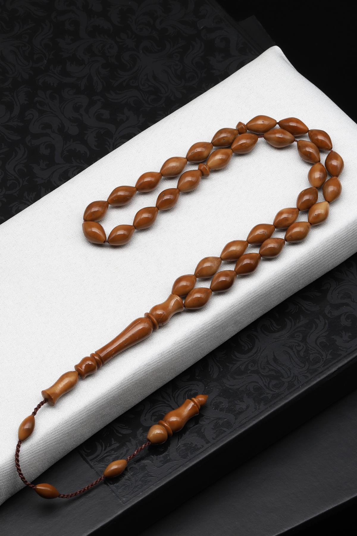 Kuka Ağacı Tesbih 6 x 10 mm Arpa Kesim