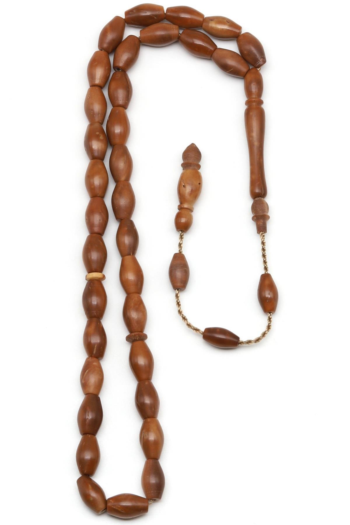 Kuka Ağacı Tesbih 6 x 10 mm Arpa Kesim - T-1559