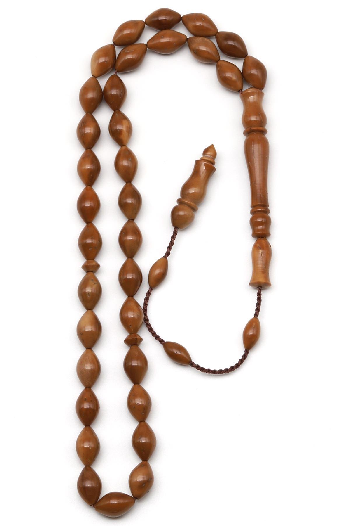 Kuka Ağacı Tesbih 6 x 10 mm Arpa Kesim