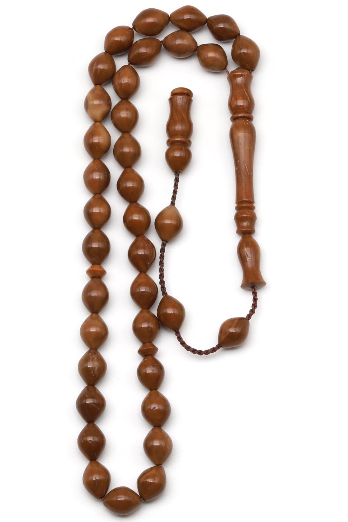 Kuka Ağacı Tesbih 6 x 8 mm Arpa Kesim