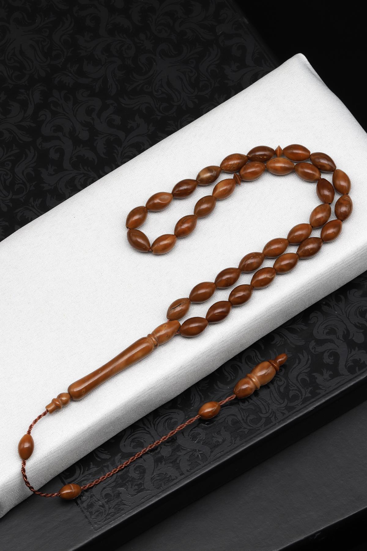 Kuka Ağacı Tesbih 6 x 9 mm Arpa Kesim