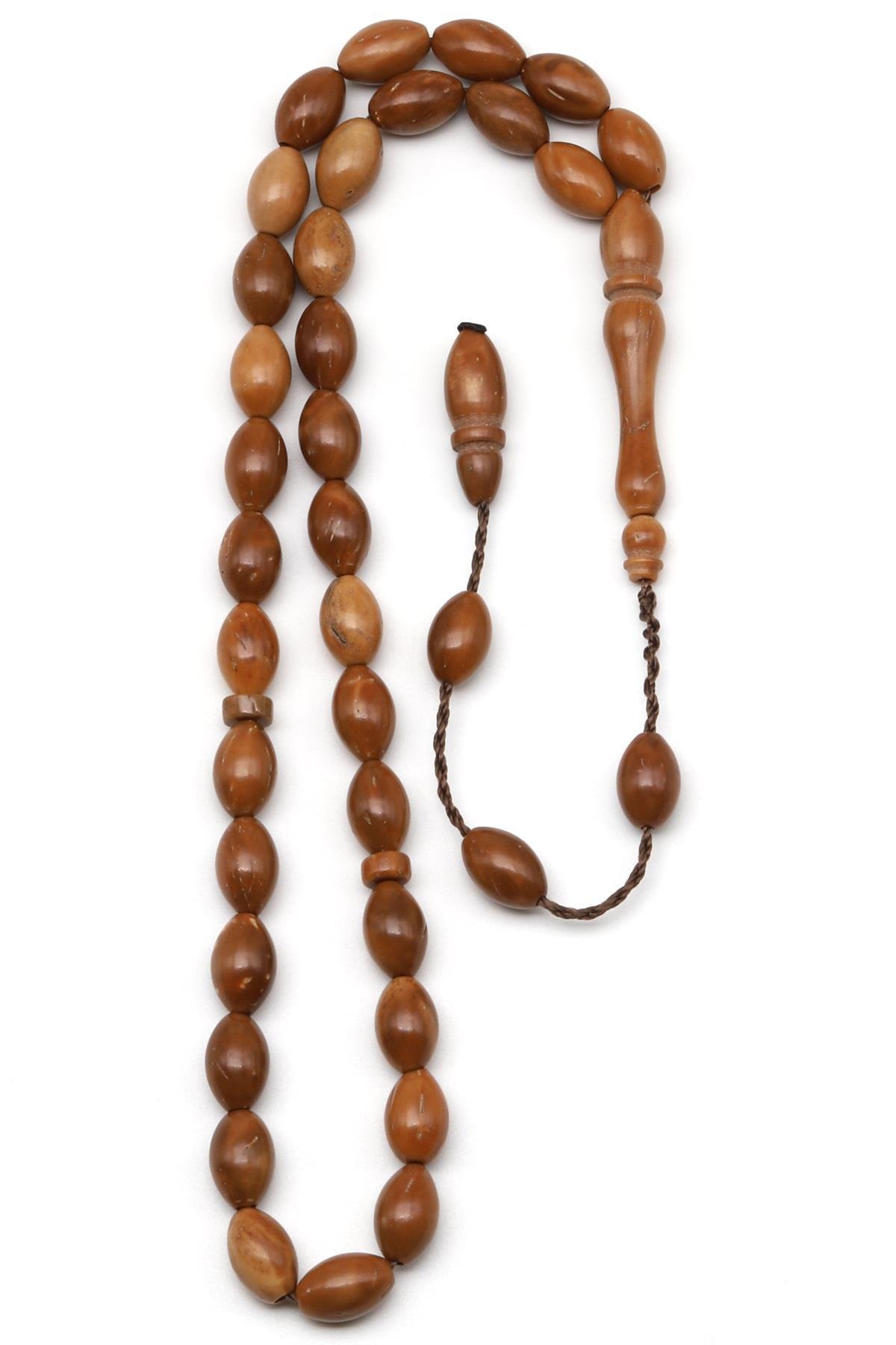 Kuka Ağacı Tesbih 6 x 9 mm Arpa Kesim