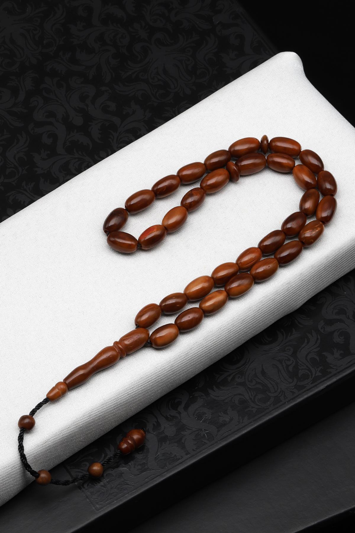 Kuka Ağacı Tesbih 6 x 9 mm Arpa Kesim