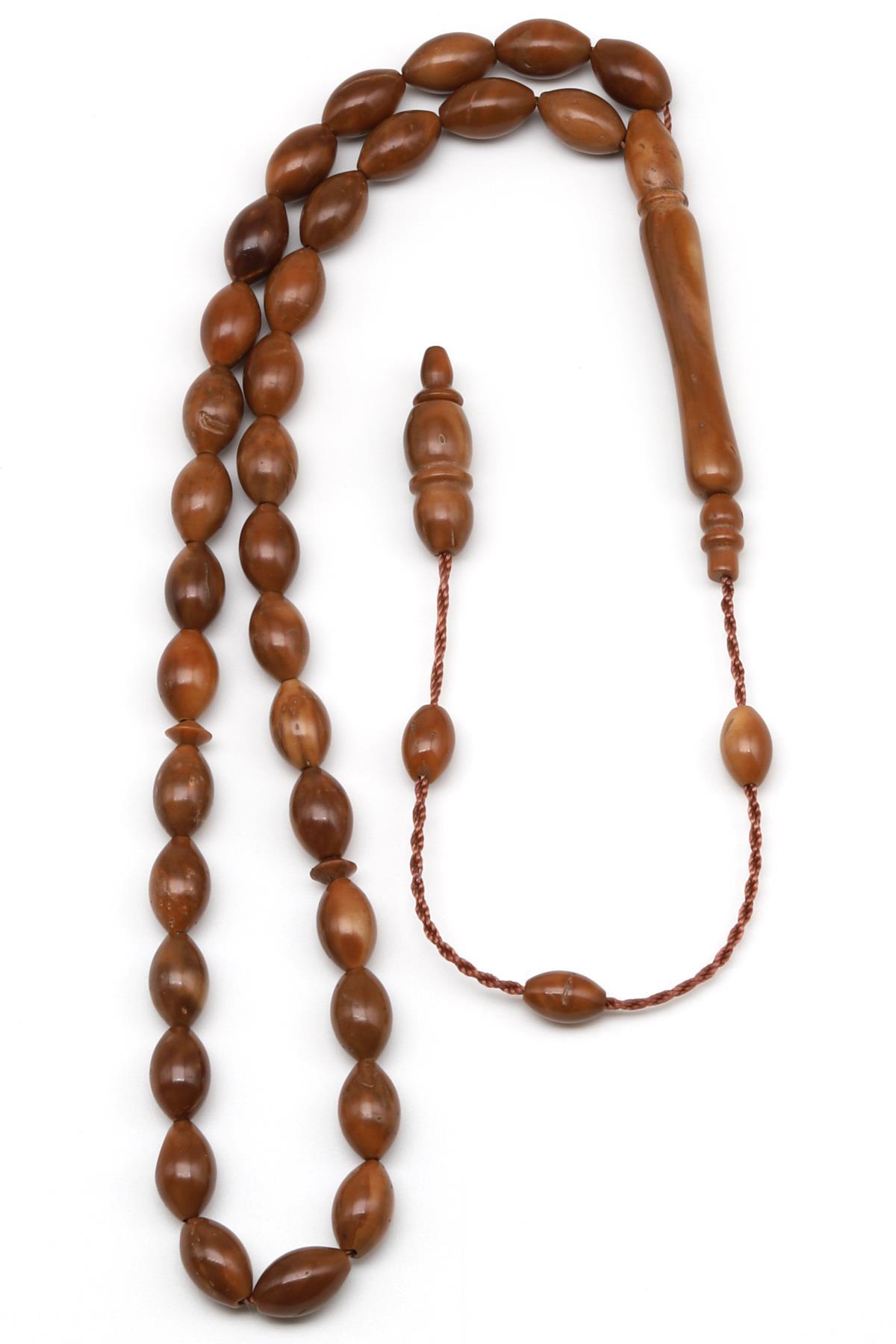 Kuka Ağacı Tesbih 6 x 9 mm Arpa Kesim