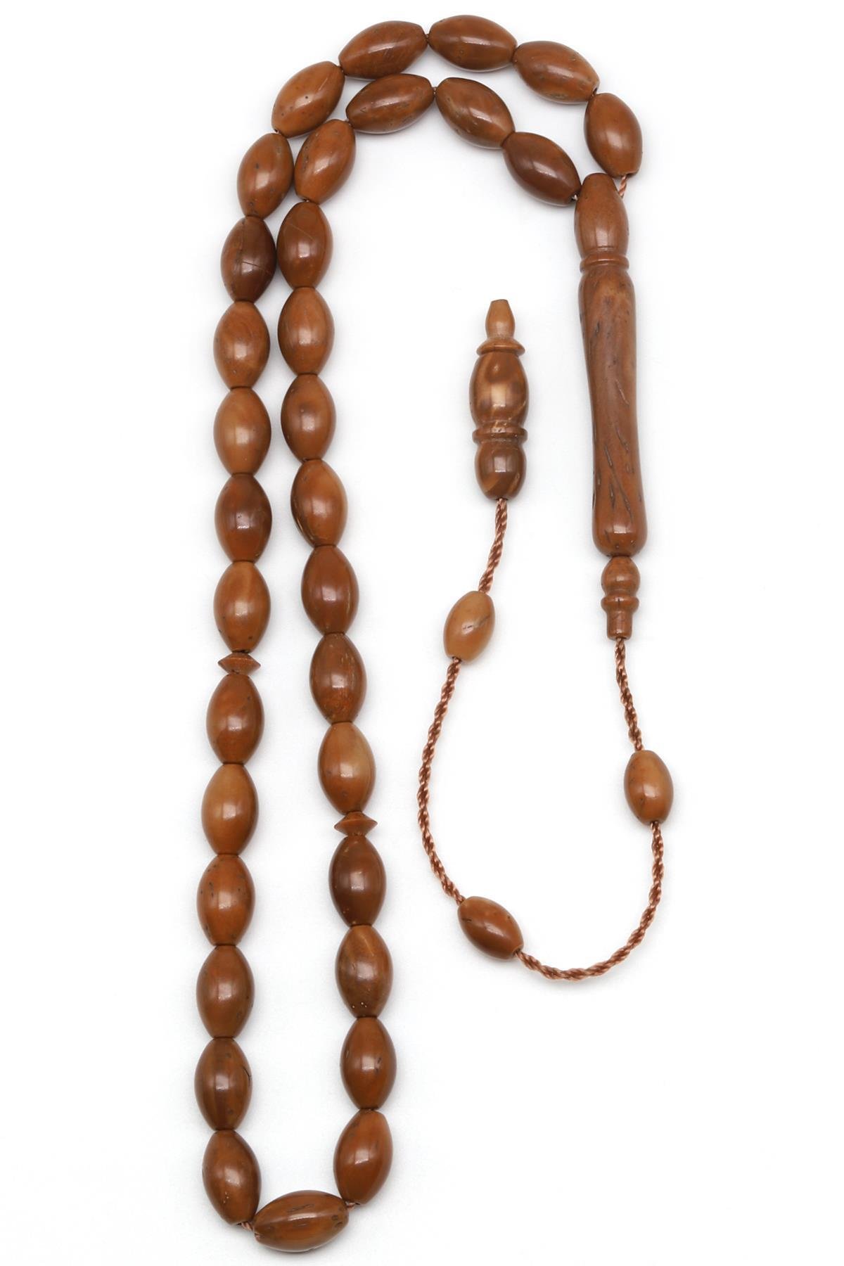 Kuka Ağacı Tesbih 6 x 9 mm Beyzi Kesim 