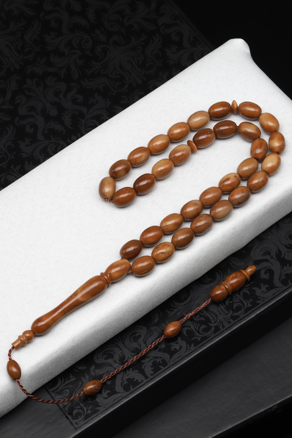 Kuka Ağacı Tesbih 7 x 10 mm Beyzi Kesim