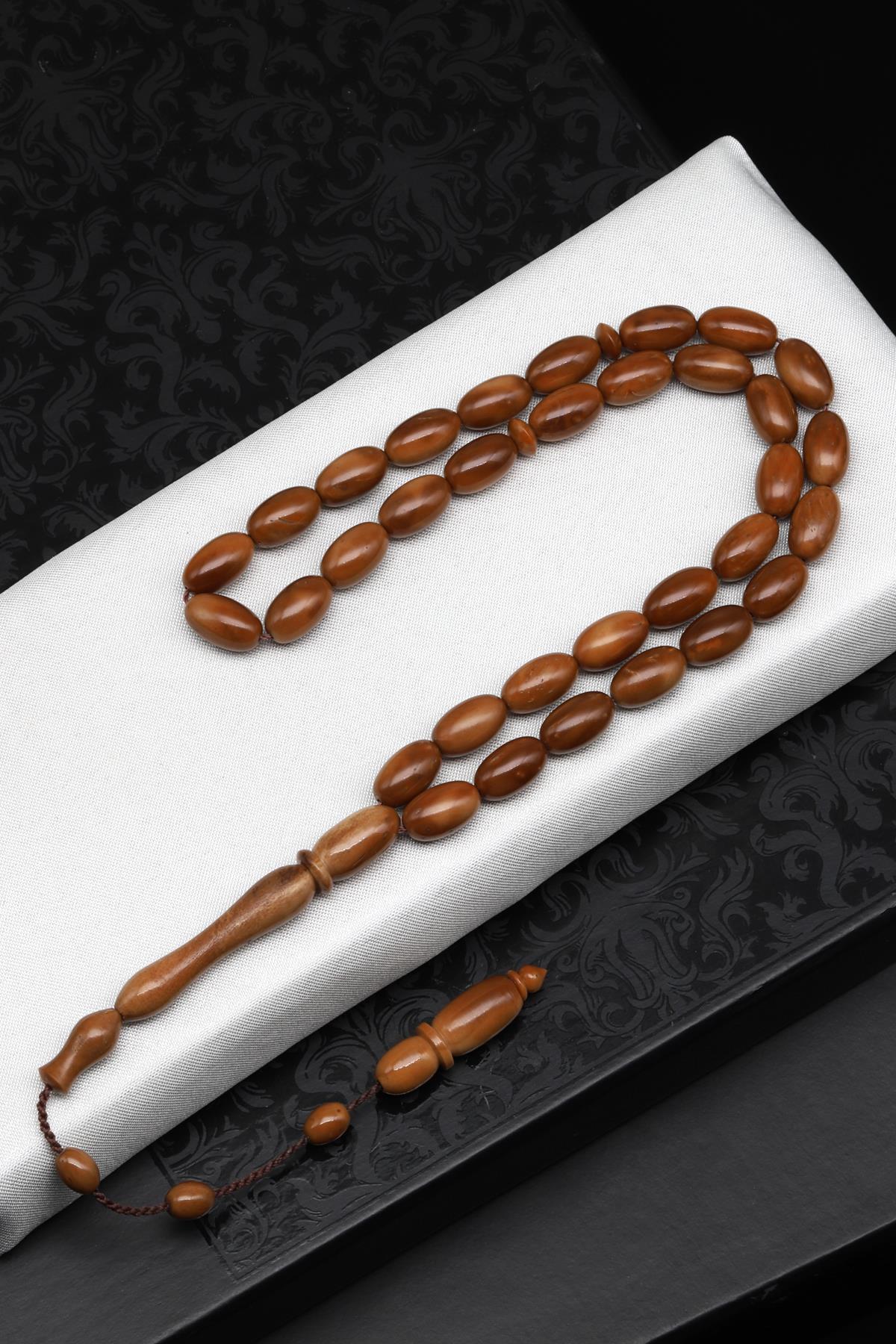 Kuka Ağacı Tesbih 7 x 11 mm Badem Kesim