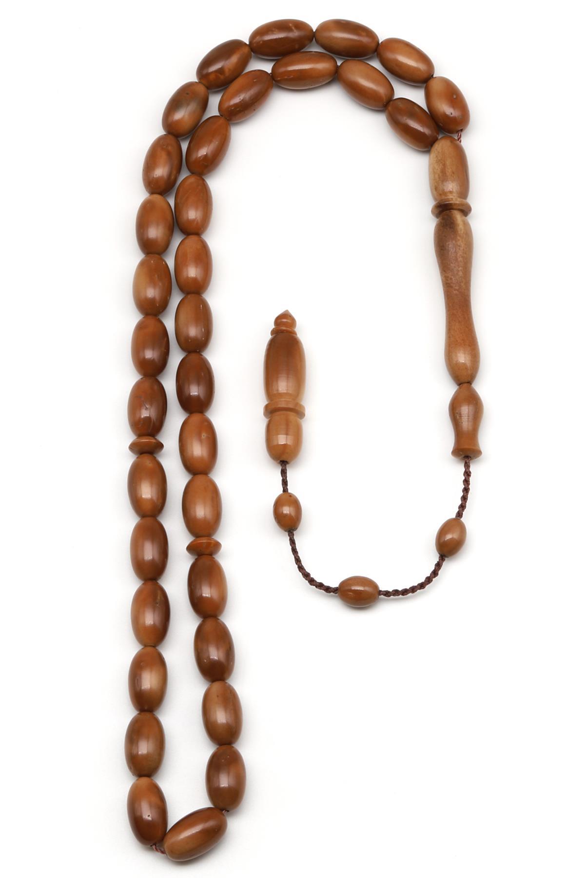 Kuka Ağacı Tesbih 7 x 11 mm Badem Kesim