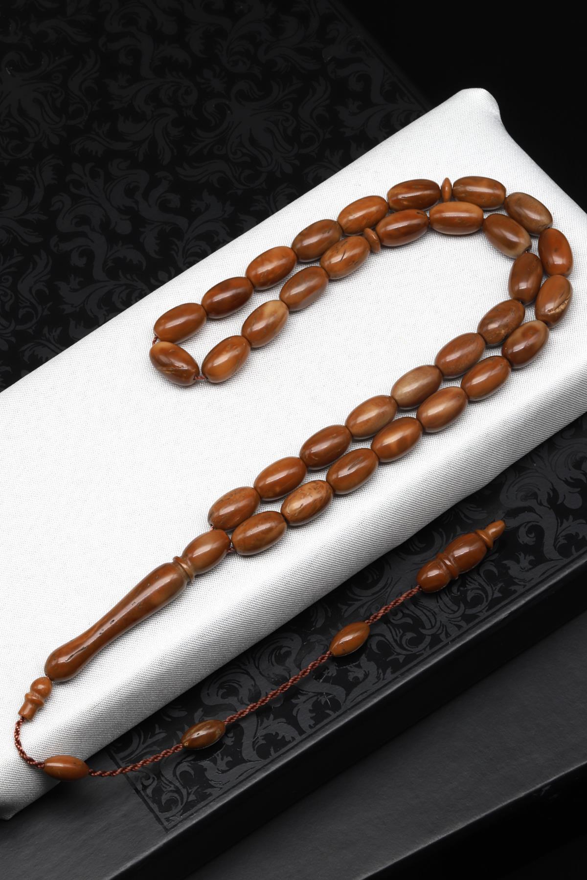 Kuka Ağacı Tesbih 7 x 11 mm Beyzi Kesim 