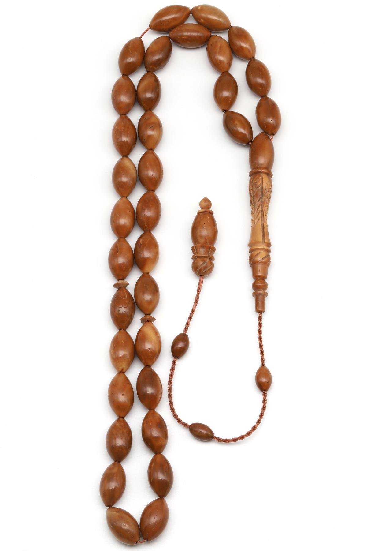 Kuka Ağacı Tesbih 7 x 13 mm Arpa Kesim 