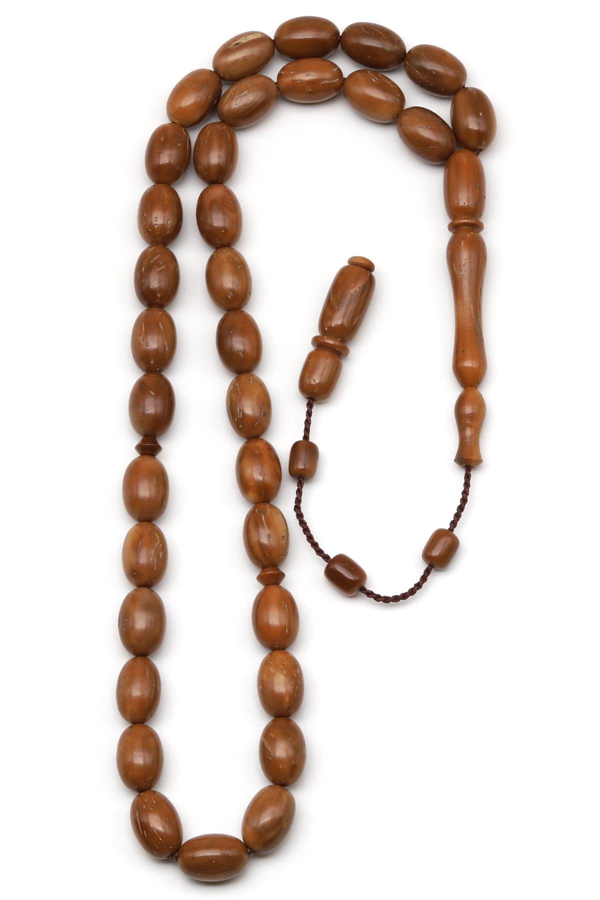 Kuka Ağacı Tesbih 8 x 11 mm Beyzi Kesim