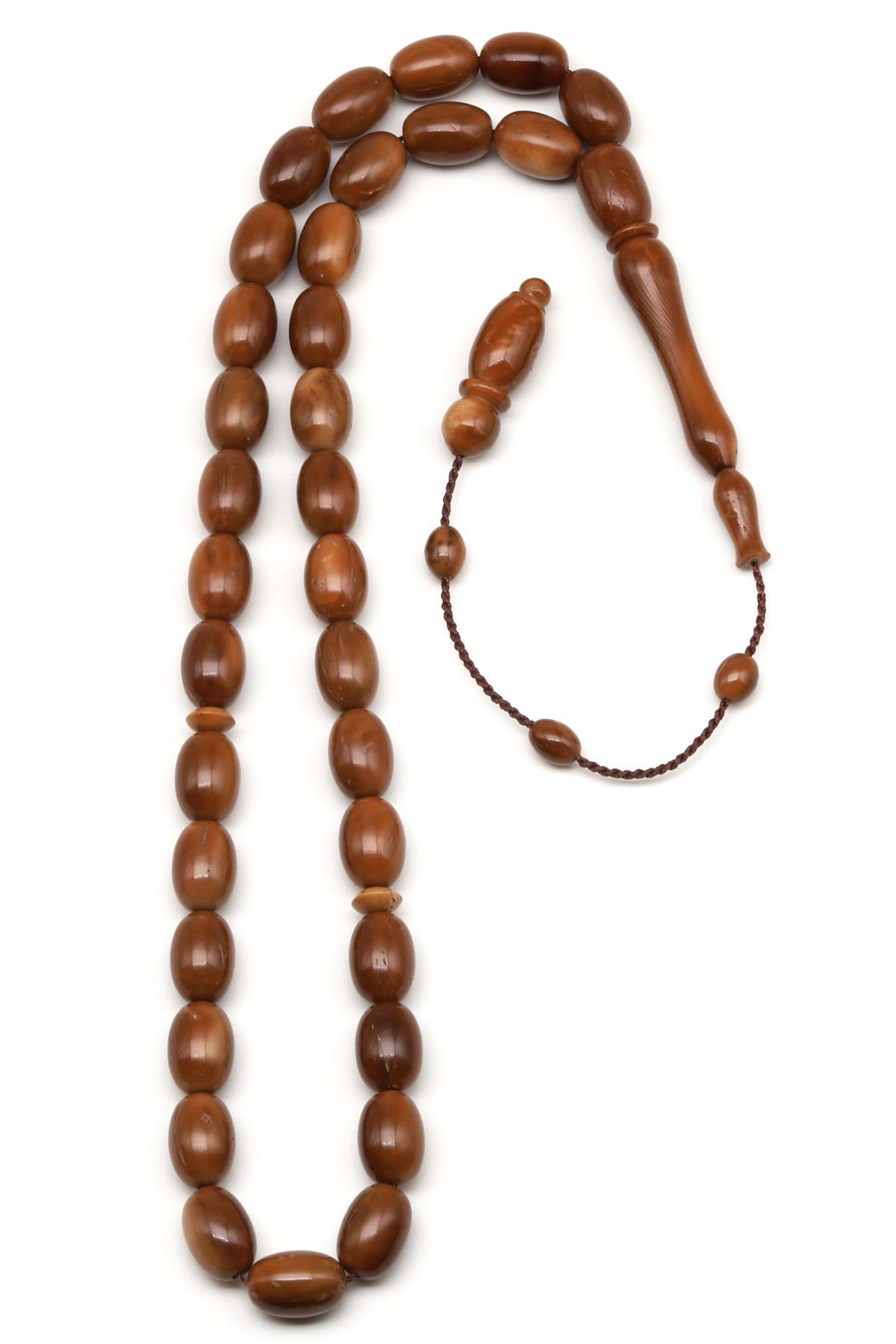 Kuka Ağacı Tesbih 8 x 11 mm Beyzi Kesim