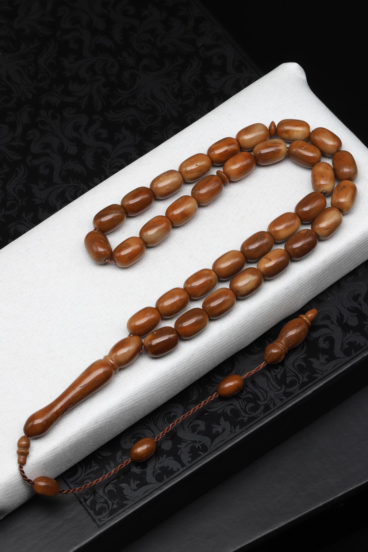 Kuka Ağacı Tesbih 8 x 11 mm Kapsül Kesim 