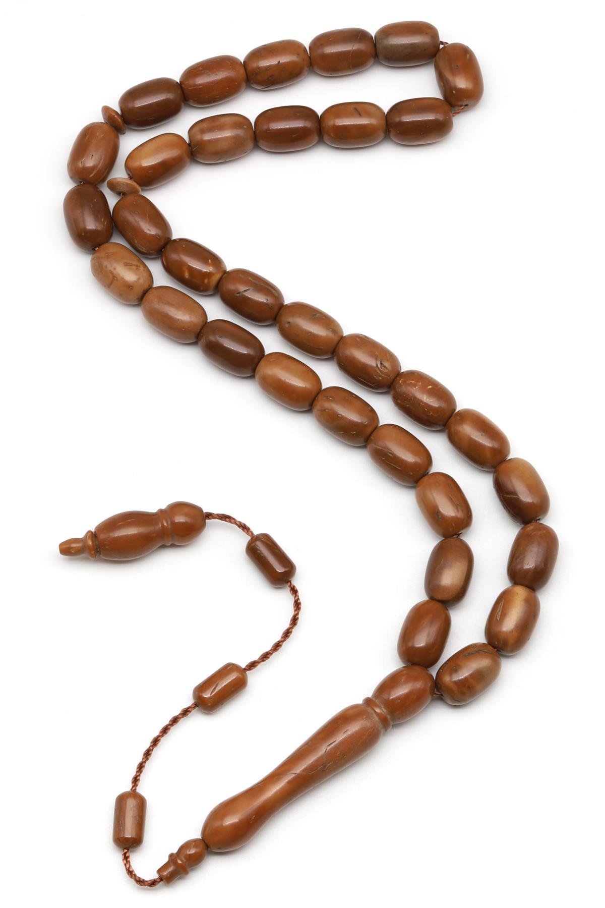 Kuka Ağacı Tesbih 8 x 11 mm Kapsül Kesim - T-1543