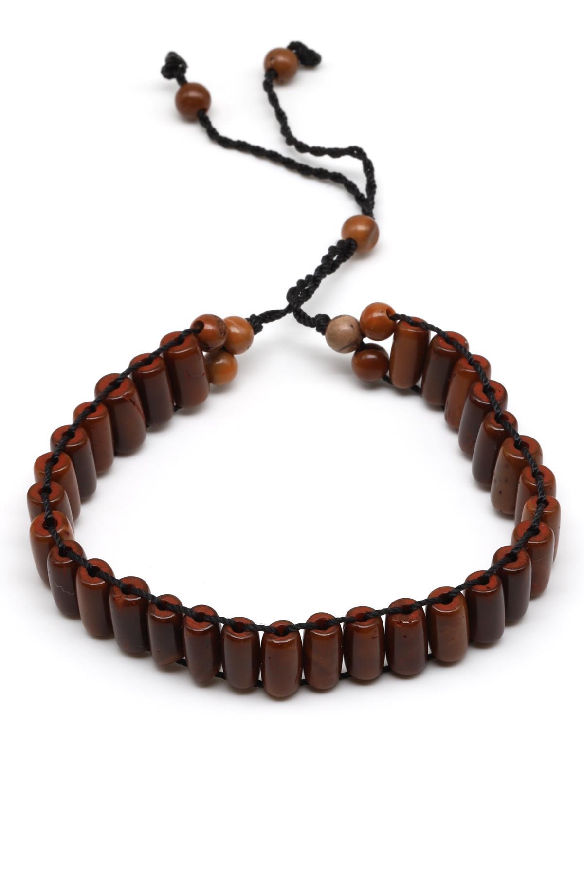 Kuka Makrome Örme Bileklik Silindir Kesim