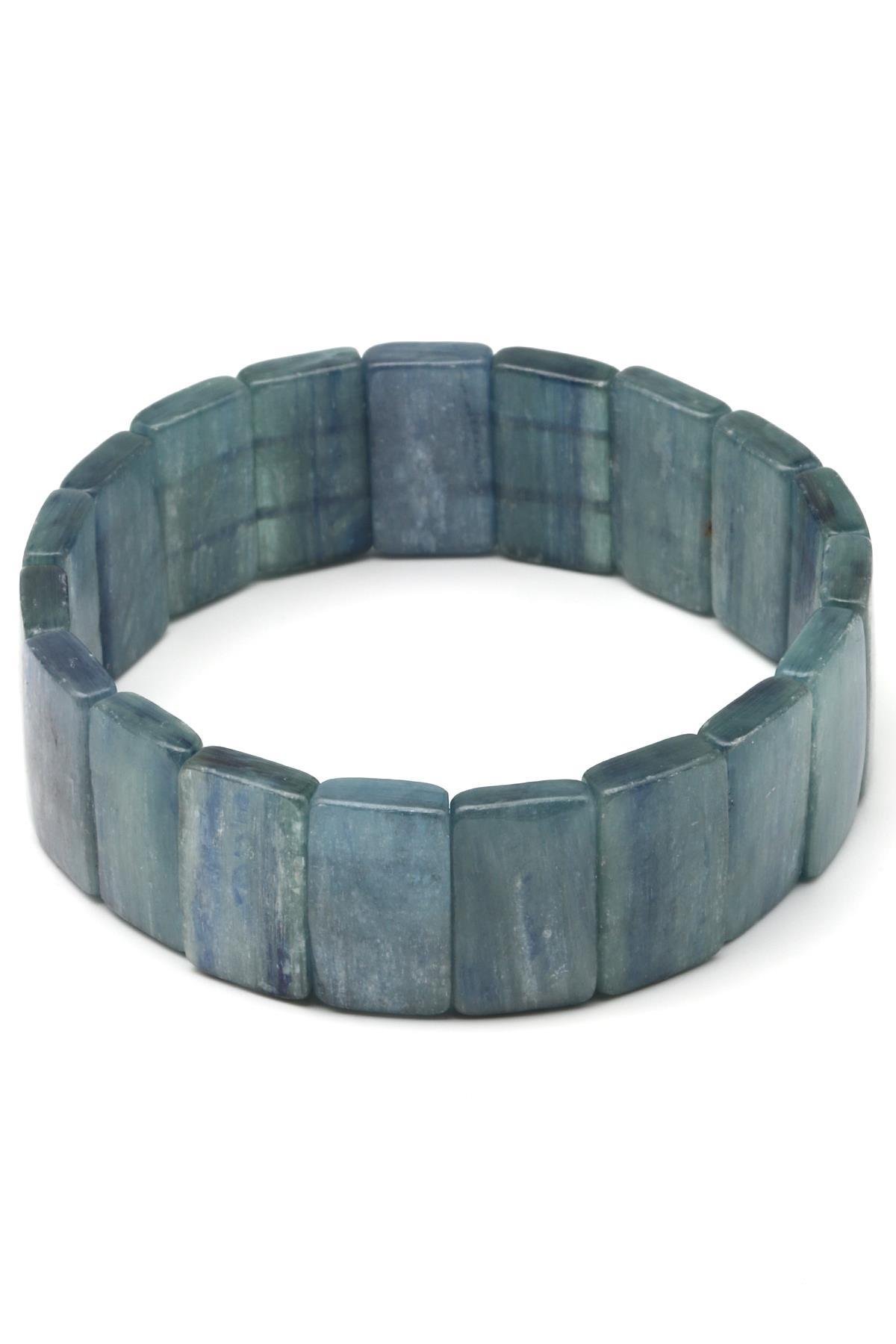 Kyanit Doğal Taş Bileklik 10 x 18 mm Özel Kesim