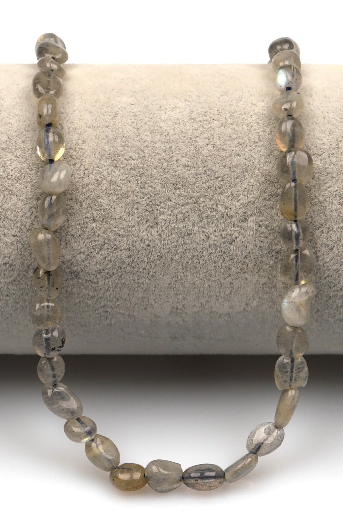 Labradorit Doğal Taş Dizi 5 x 8 mm Mercimek Kesim - DZ-1271