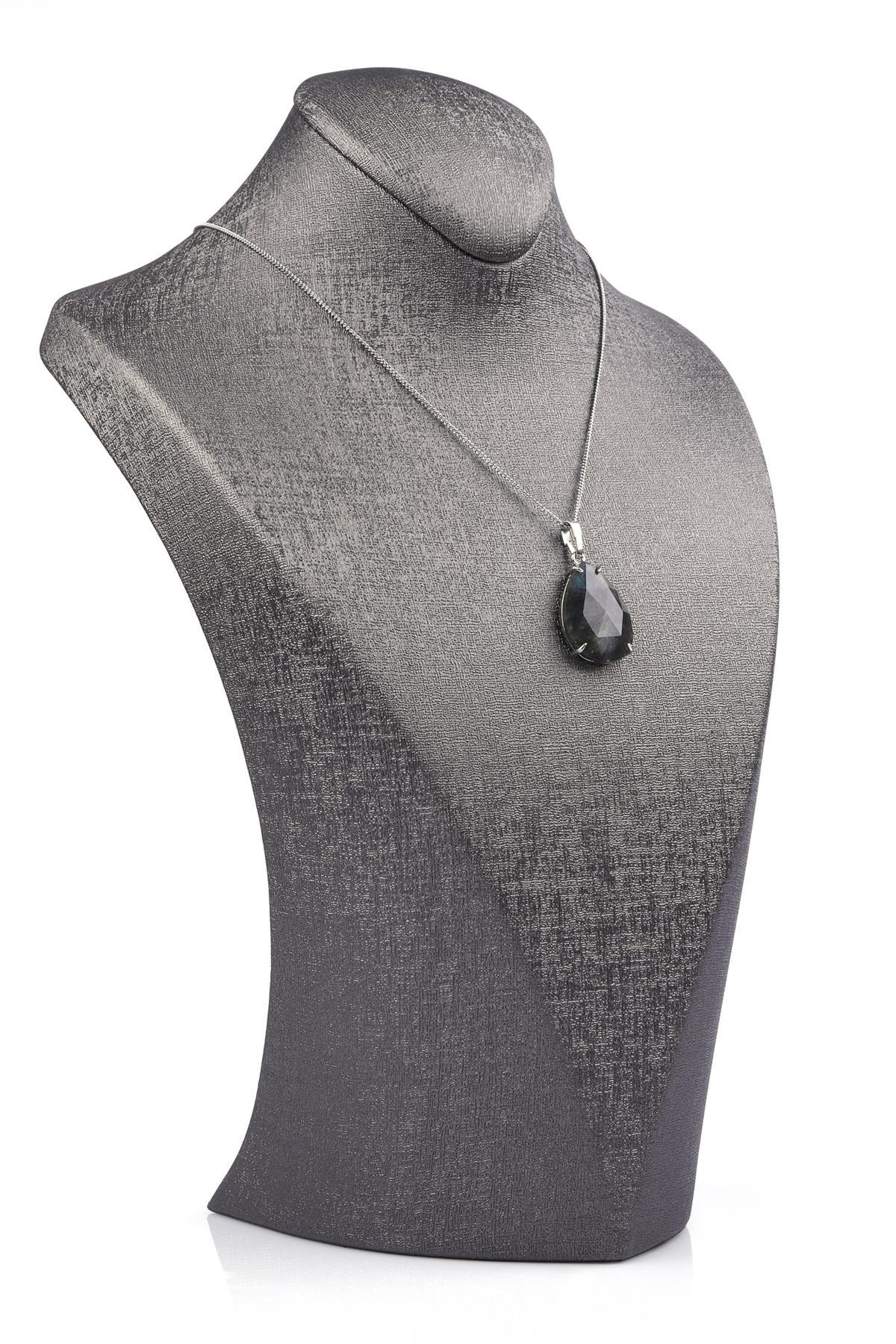 Labradorit Doğal Taş Kolye