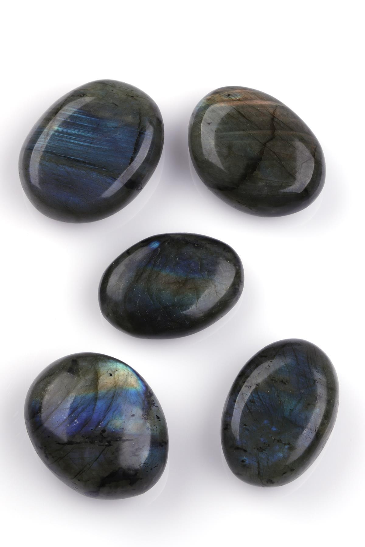 Labradorit Doğal Taş Oval Parça