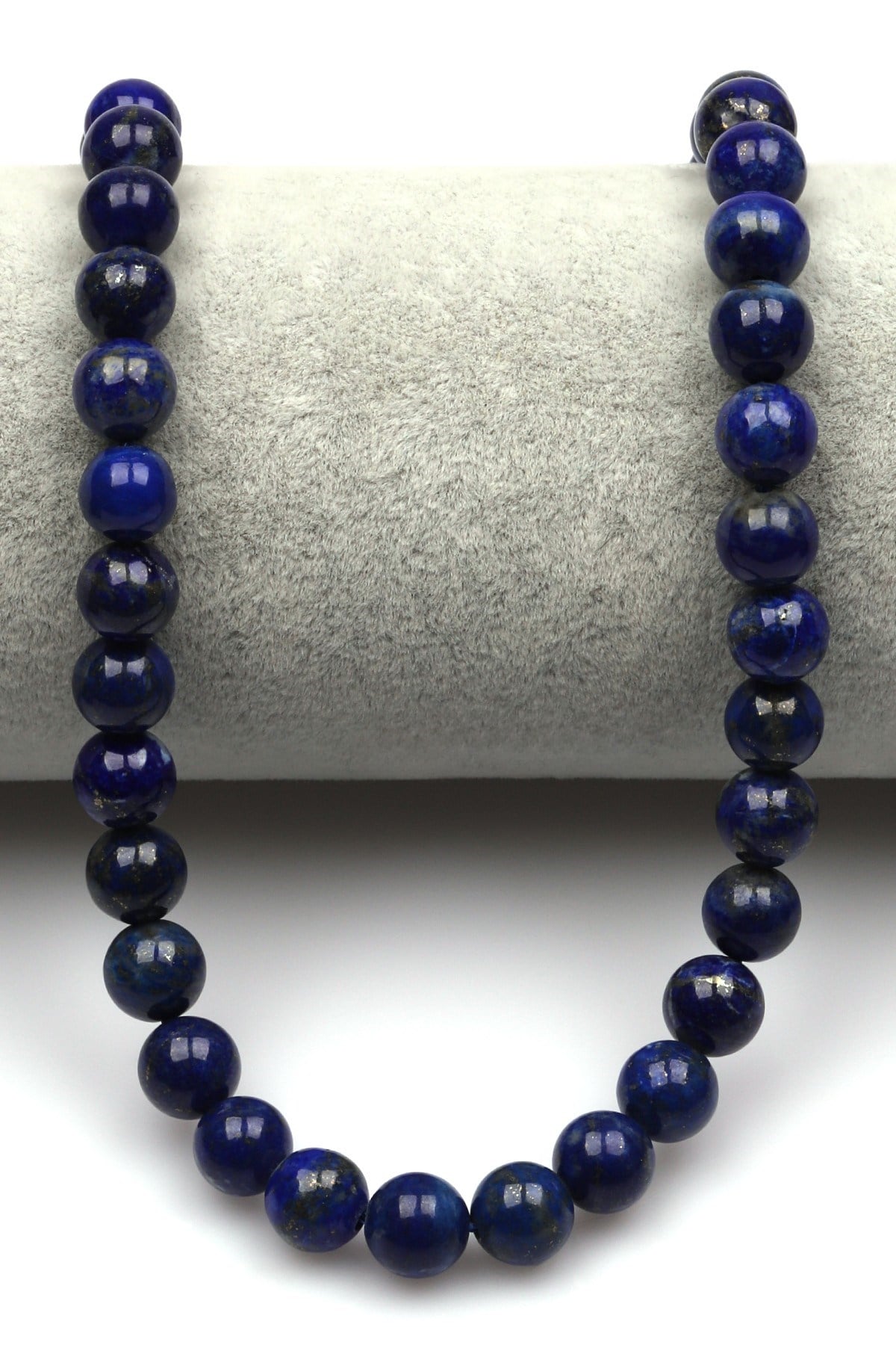 Lapis Lazuli (A Kalite) Doğal Taş Dizi 8 mm Küre Kesim - DZ-0821