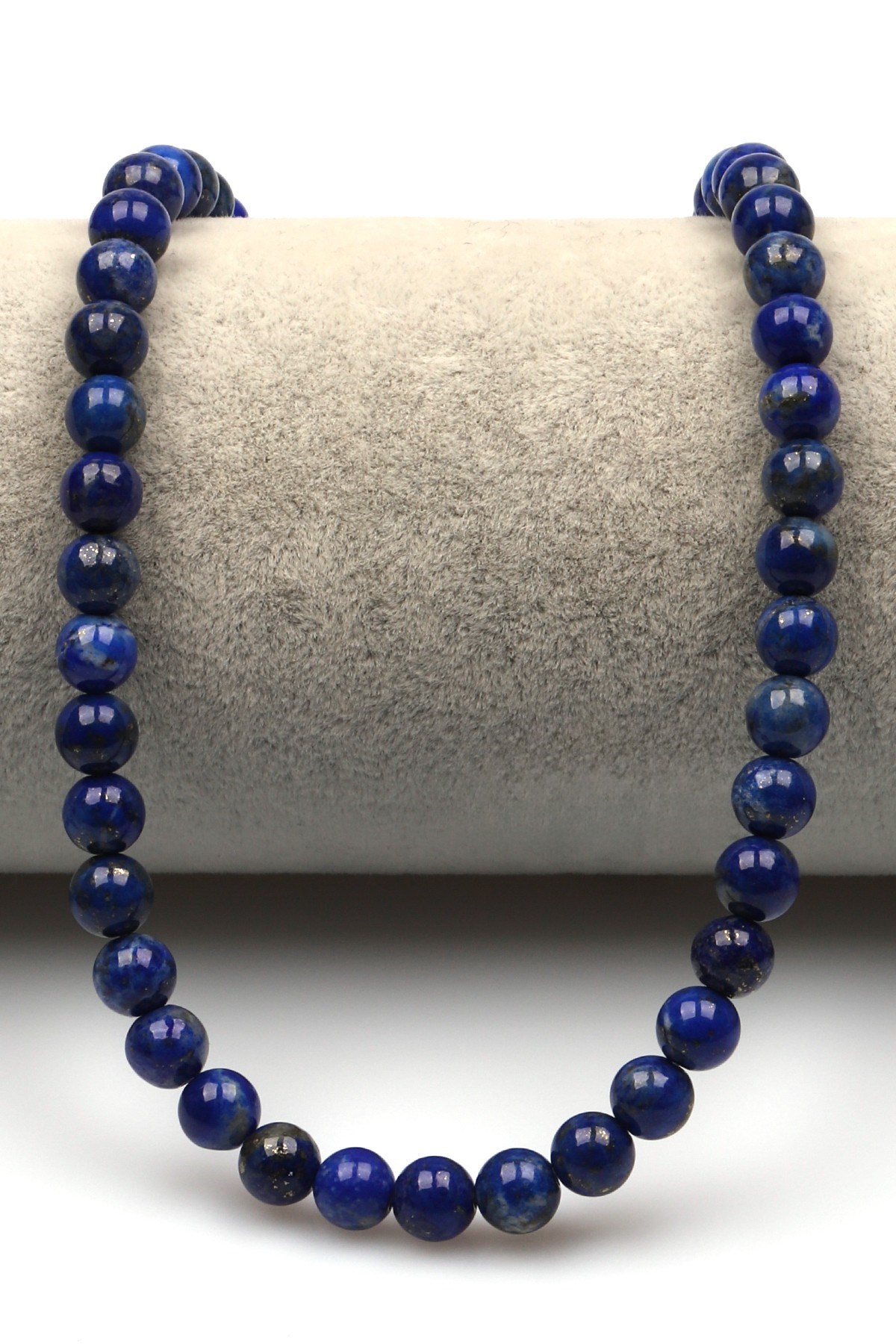 Lapis Lazuli (AA Kalite) Doğal Taş Dizi 6 mm Küre Kesim - DZ-1109