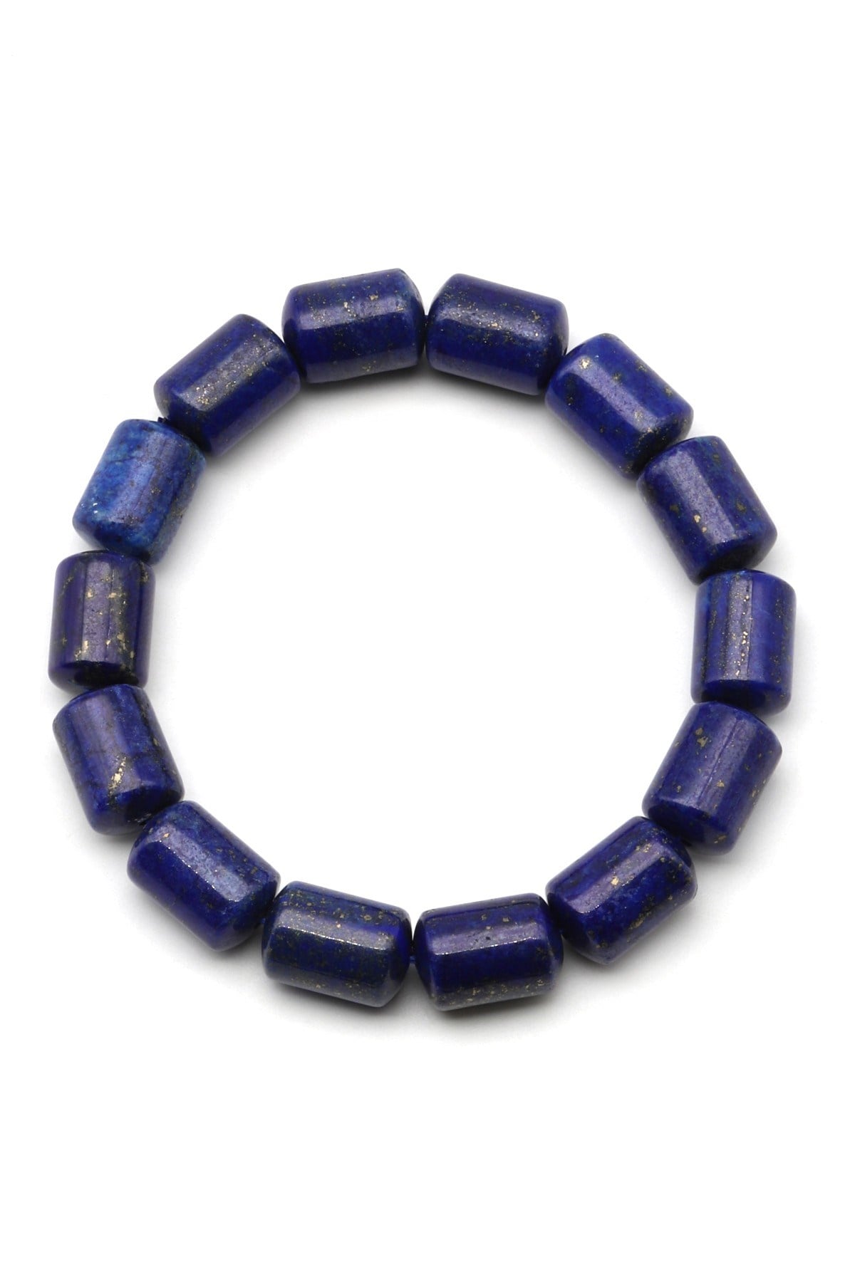 Lapis Lazuli Doğal Taş Bileklik 10 x 14 mm Özel Kesim - BLK-2439