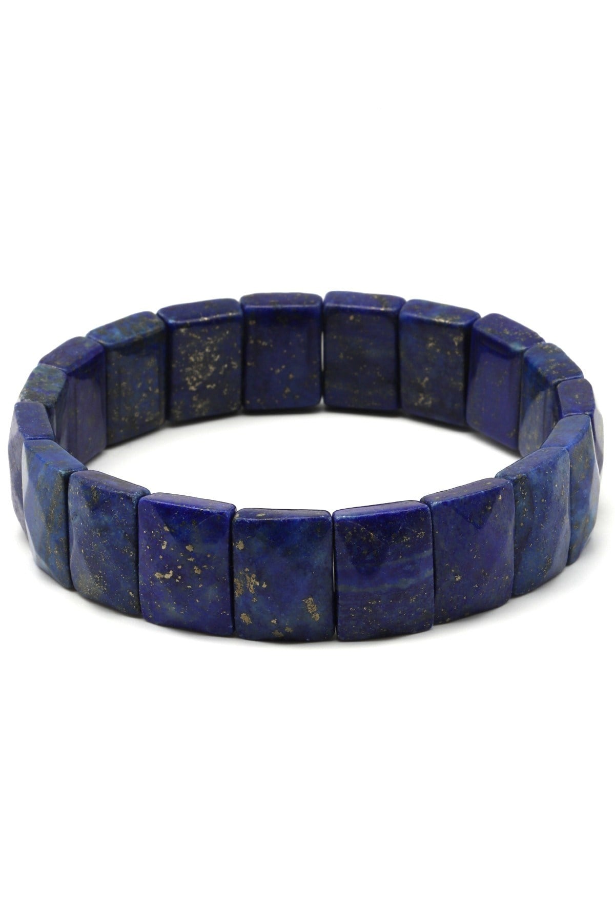 Lapis Lazuli Doğal Taş Bileklik 11 x 15 mm Özel Kesim - BLK-2374