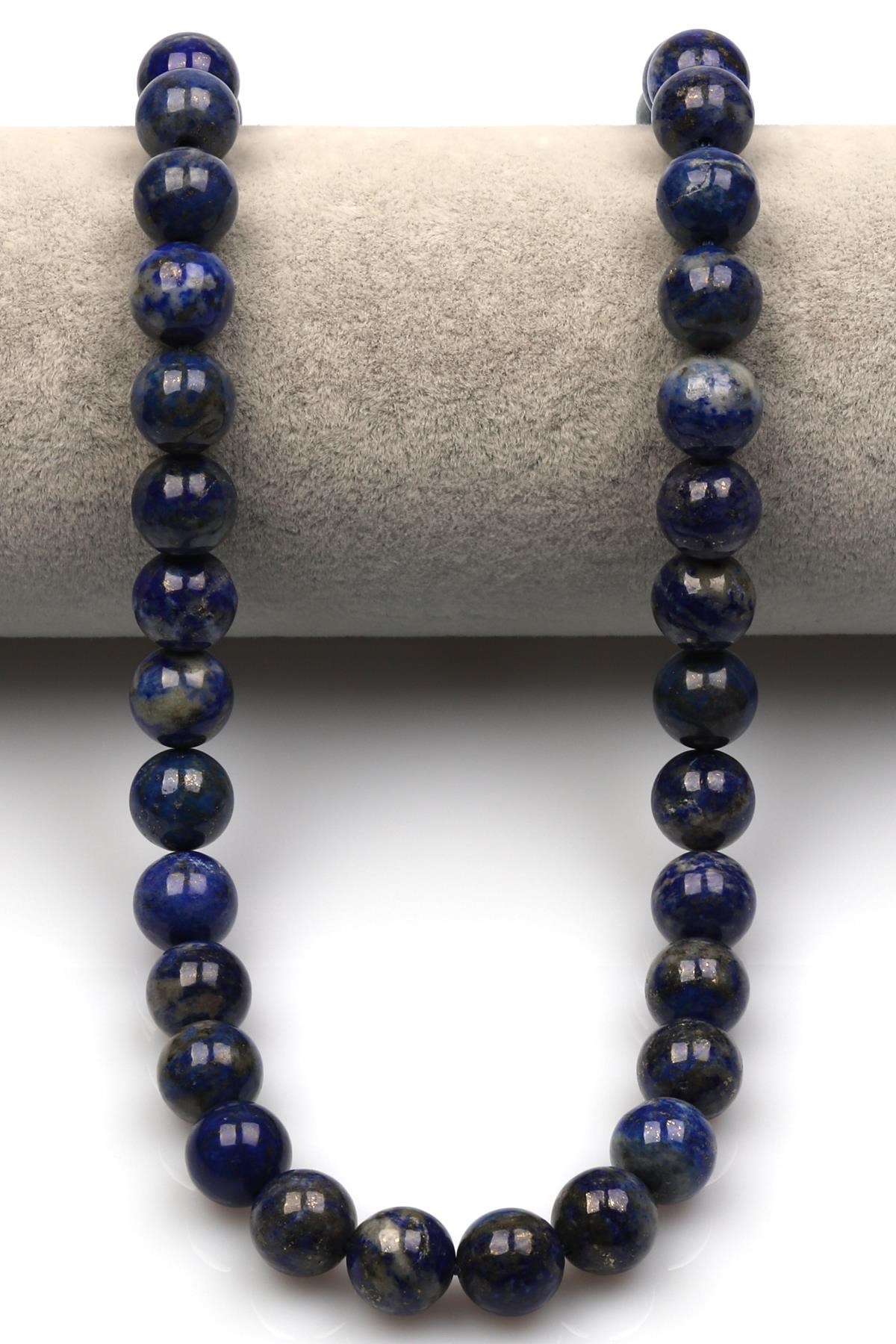 Lapis Lazuli Doğal Taş Dizi 10 mm Küre Kesim