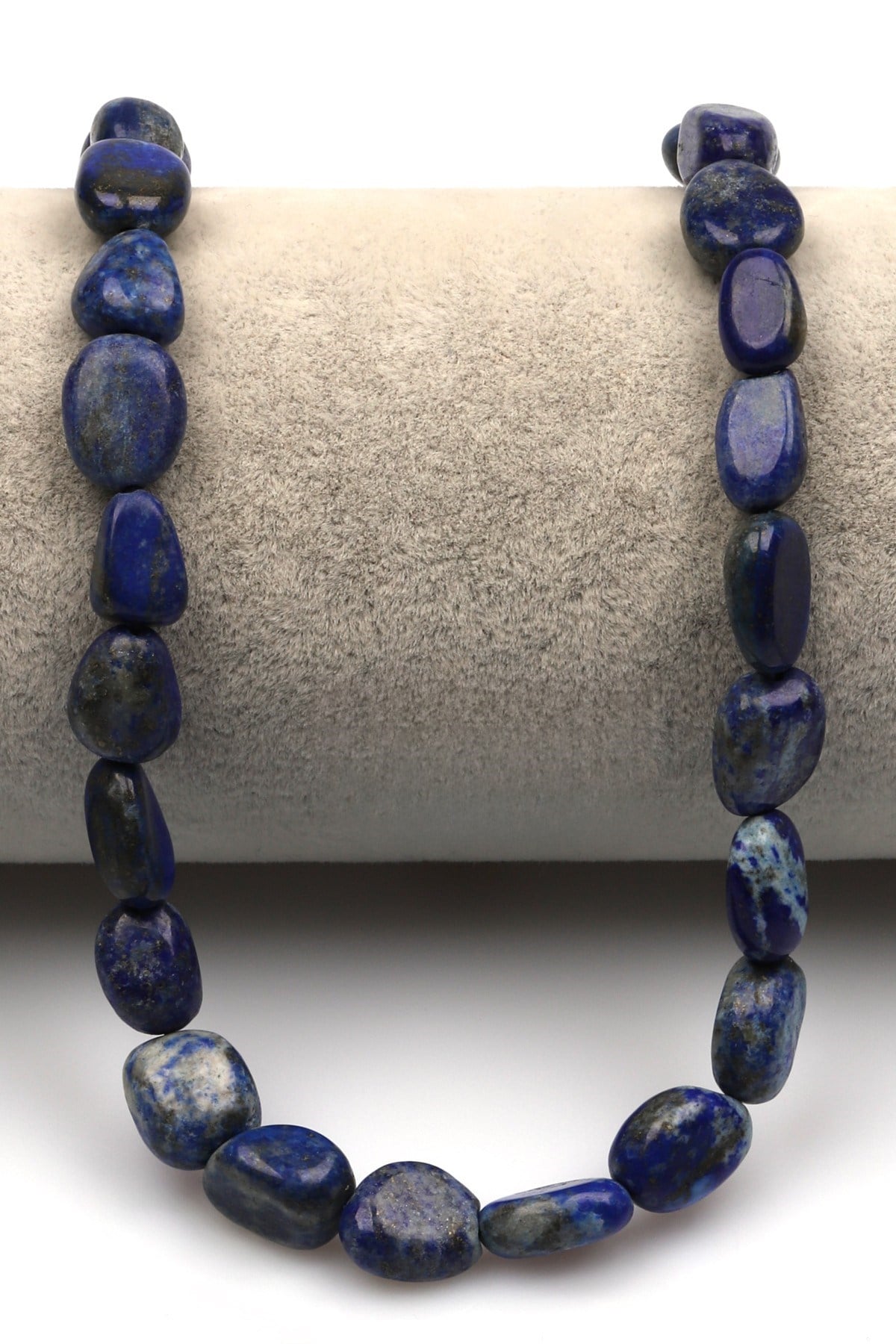 Lapis Lazuli Doğal Taş Dizi 10 x 13 mm Mercimek Kesim - DZ-1229