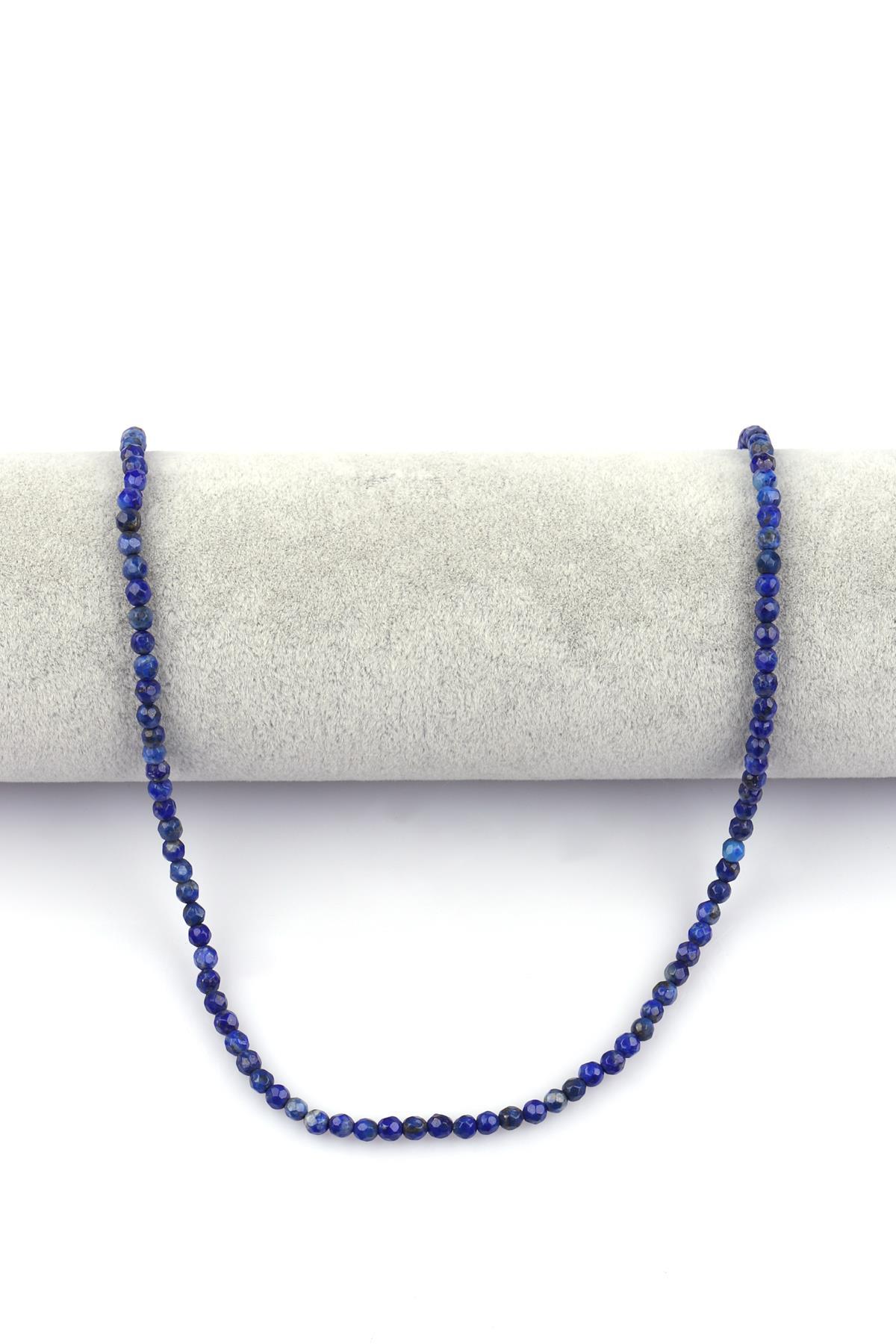 Lapis Lazuli Doğal Taş Dizi 4 mm Fasetli Kesim