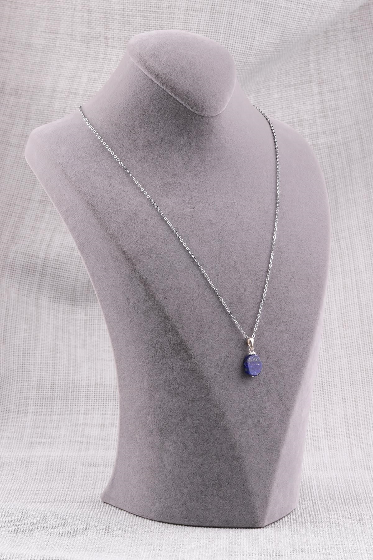 Lapis Lazuli Doğal Taş Kolye