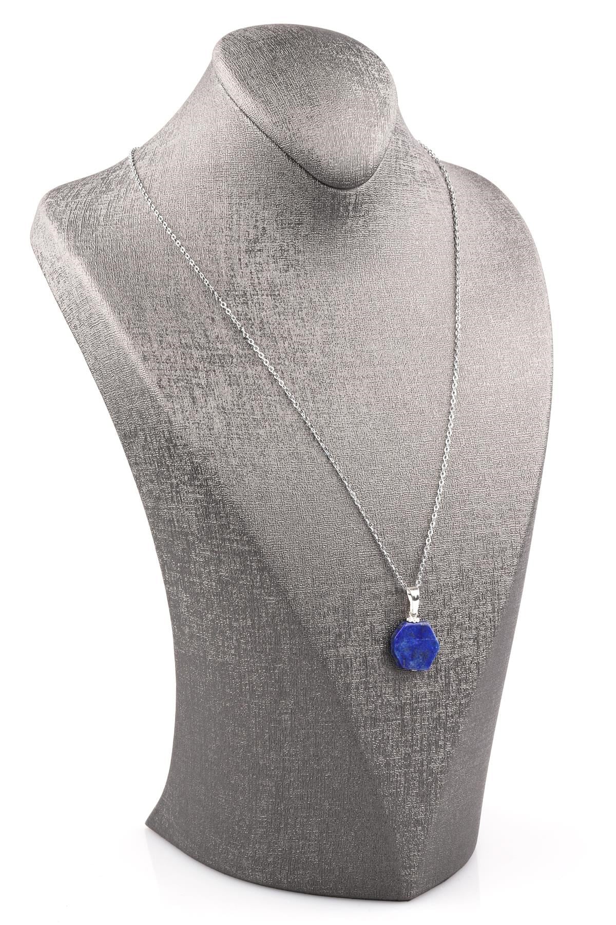 Lapis Lazuli Doğal Taş Kolye