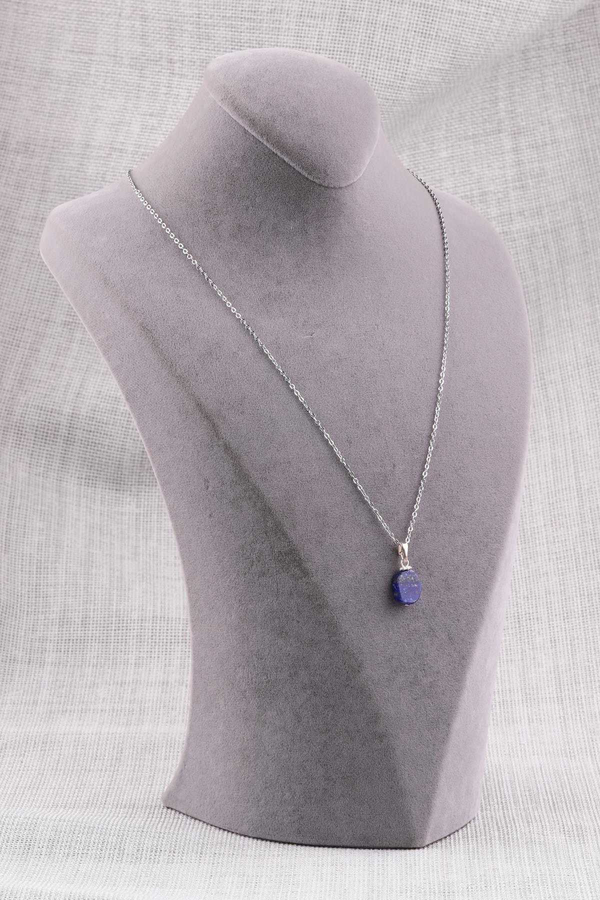 Lapis Lazuli Doğal Taş Kolye