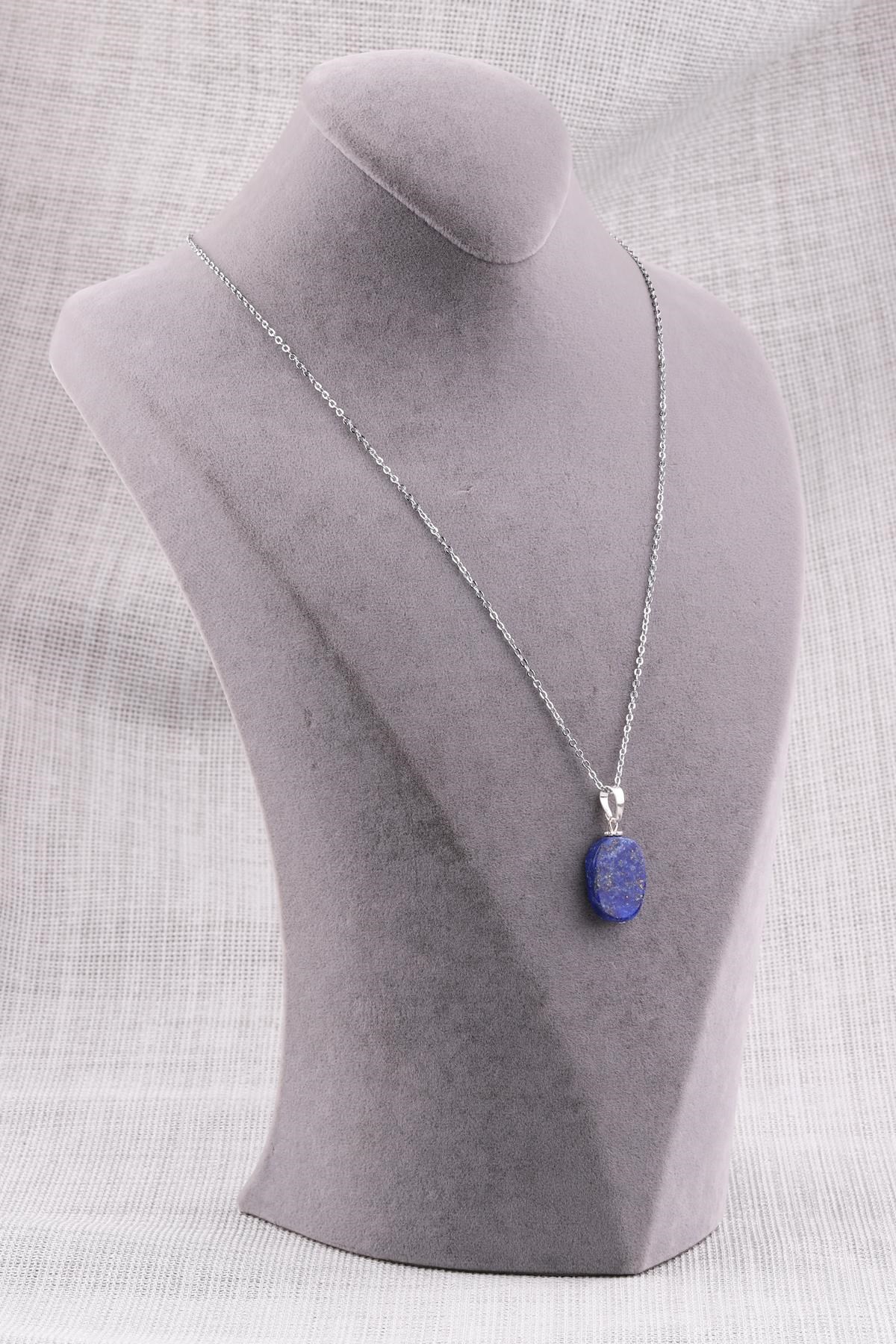 Lapis Lazuli Doğal Taş Kolye