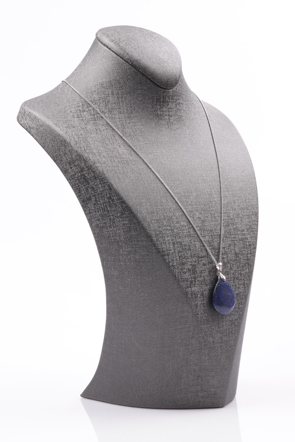 Lapis Lazuli Doğal Taş Kolye