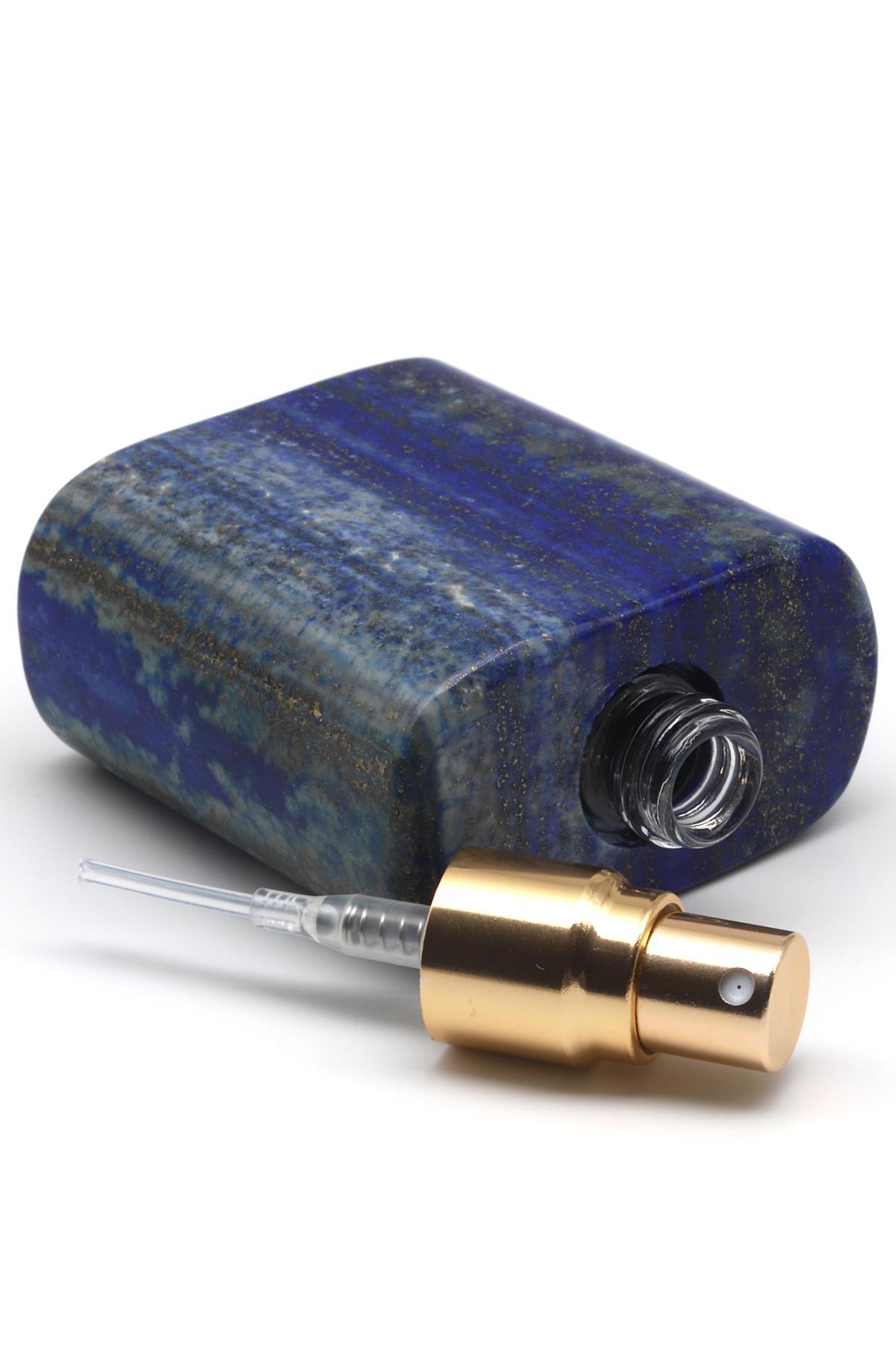 Lapis Lazuli Doğal Taş Parfüm Şişesi