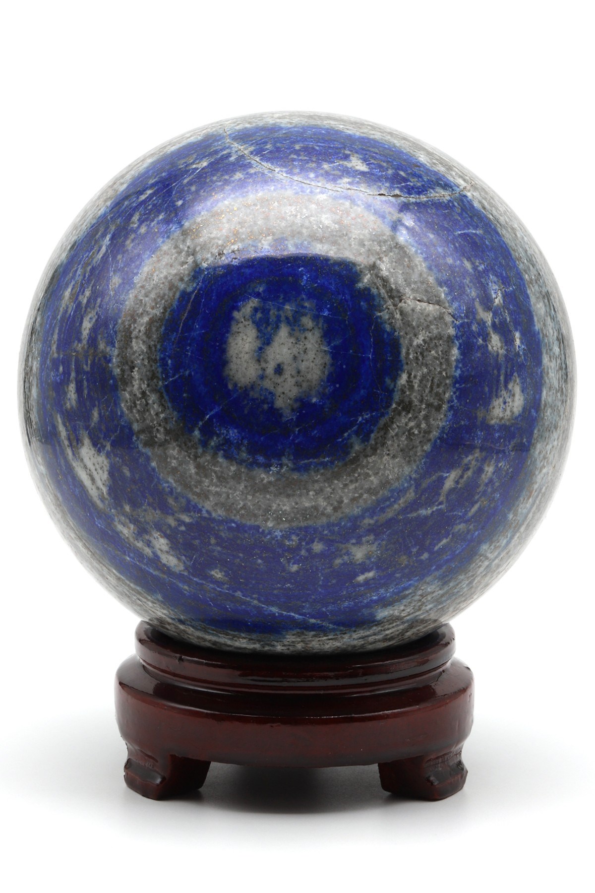 Lapis Lazuli Doğal Taş Standlı Küre - 4167 Gr.