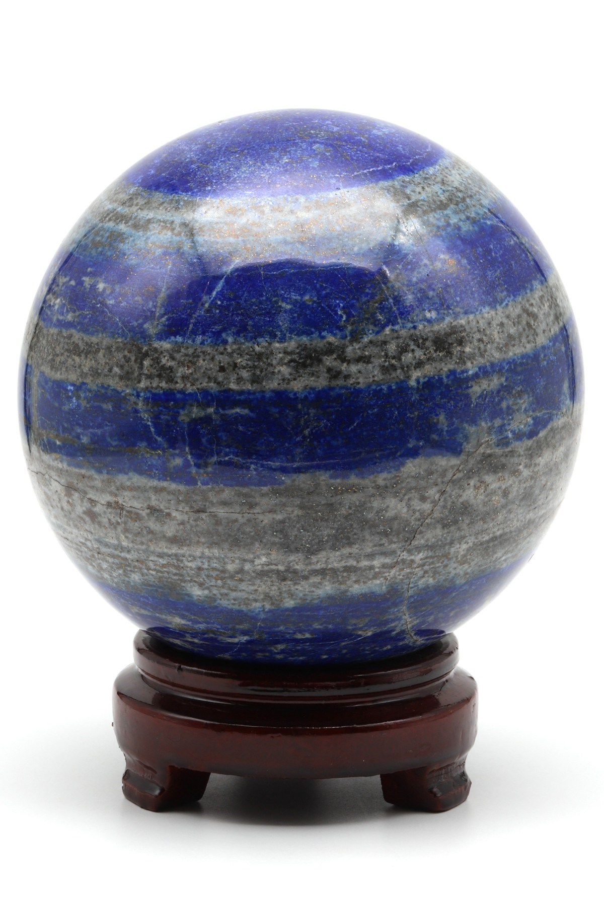 Lapis Lazuli Doğal Taş Standlı Küre - 4167 Gr.