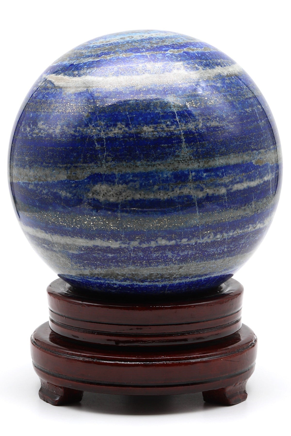 Lapis Lazuli Doğal Taş Standlı Küre - 6705 Gr.