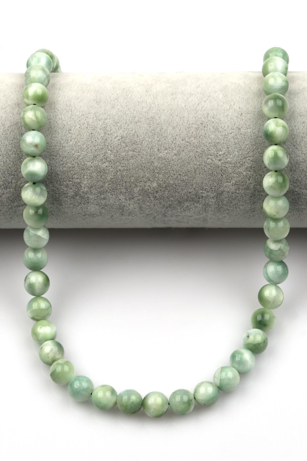 Lepidolit Doğal Taş Dizi 8 mm Küre Kesim