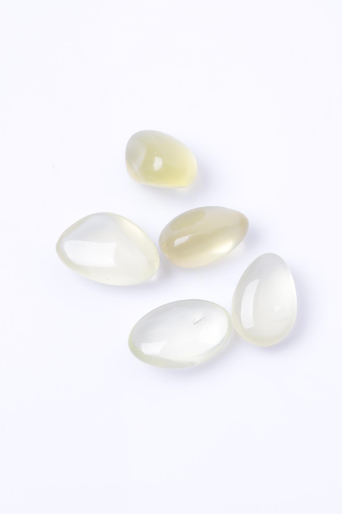 Limon Kuvars Doğal Taş Tamburlanmış Parça - Tımbıl