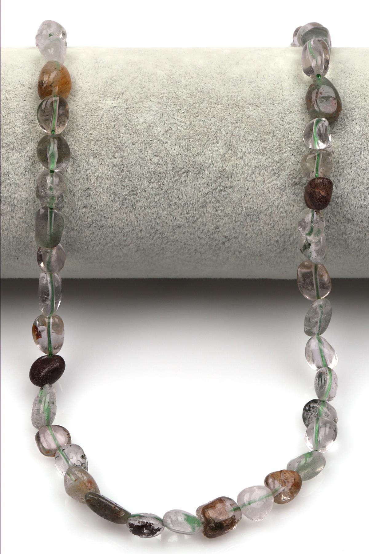 Lodolit Doğal Taş Dizi 6 x 8 mm Mercimek Kesim