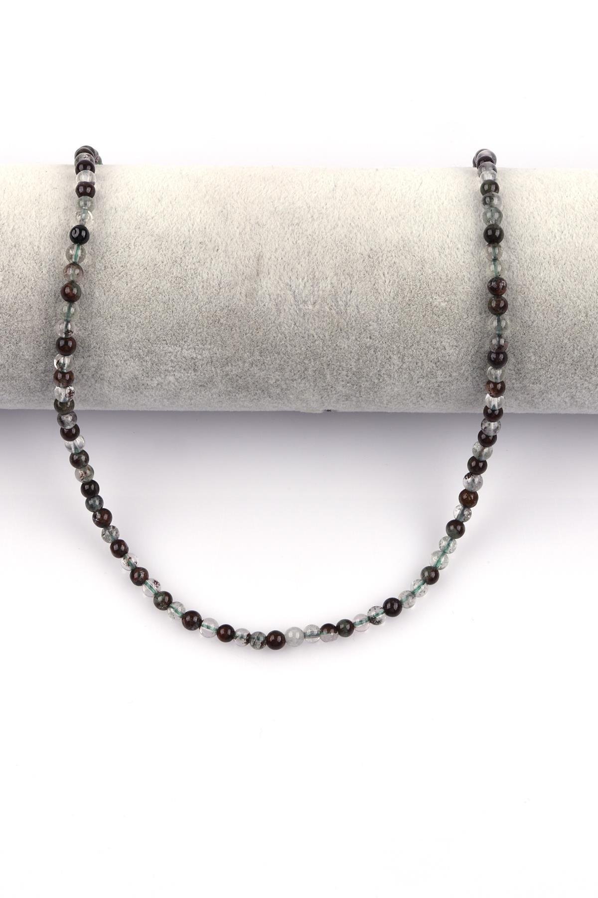 Lodonit Kuvars Doğal Taş Dizi 4 mm Fasetli Küre Kesim