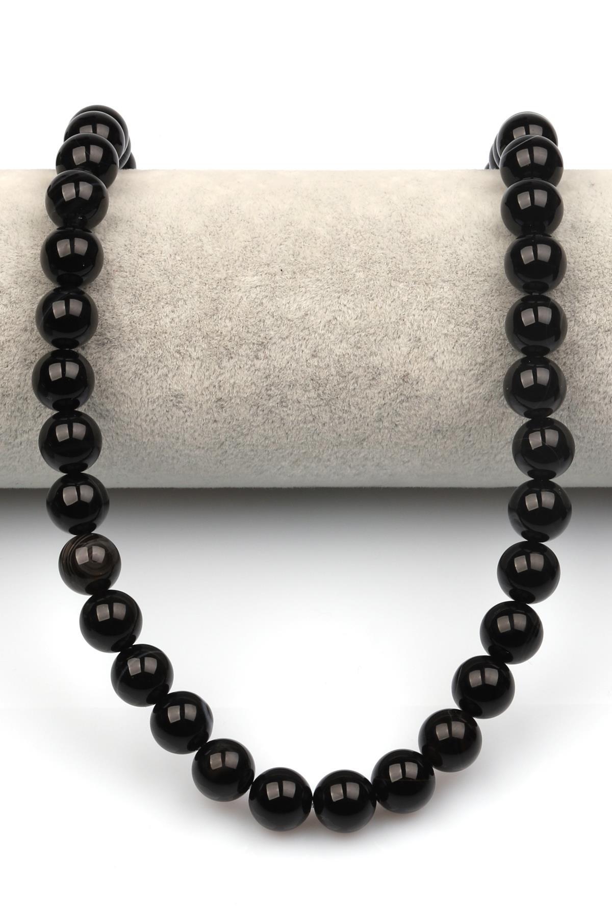 Madagaskar Akik Doğaltaş Dizi 10 mm Küre Kesim